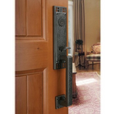 Emtek EMP4811 Arts & Crafts Single Cylinder Entrance Handleset - Brass Tubular - EMPowered Upgrade