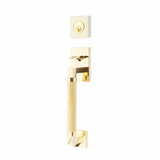 Emtek 4209 Hercules Knurled Full Length Dummy Set Entrance Handleset - Brass Tubular