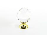 Schaub Stargaze - Knob - Clear - Round Crystal - 1-1/8