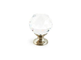 Schaub Stargaze - Knob - Clear - Round Crystal - 1-1/8" dia