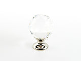 Schaub Stargaze - Knob - Clear - Round Crystal - 1-1/8" dia