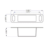 70108700DB Dust Box for Multipoint Lock Strike Plate