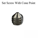 Stainless Steel Hexagon Socket Set Screw M6 x 6mm With Cone Point