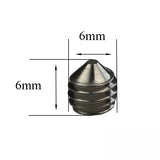 Stainless Steel Hexagon Socket Set Screw M6 x 6mm With Cone Point