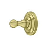Single Robe Hook, R Series, Solid Brass, US3
