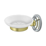 Soap Dish with Frosted Glass, R Series, Solid Brass, US26-3