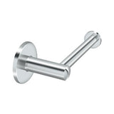 Single Post Toilet Paper Holder, D Series, Solid Brass