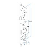 70235110 Rockwell Defender Mortise Door Lock With Emergency Egress Feature