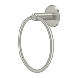 8" Towel Ring, D Series, Solid Brass