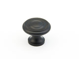 Schaub Traditional / Colonial - Stepped Round Knob - 1-1/4" dia