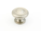 Schaub Traditional / Colonial - Stepped Round Knob - 1-1/2" dia