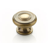 Schaub Traditional - Stepped Round Knob - 1-1/4"dia