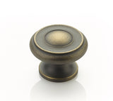 Schaub Traditional - Stepped Round Knob - 1-1/4"dia