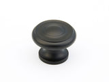 Schaub Traditional / Colonial - Stepped Round Knob - 1-1/2" dia