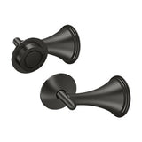 Double Post Toilet Paper Holder, KH Series, Solid Brass