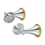 Double Post Toilet Paper Holder, KH Series, Solid Brass