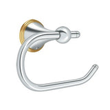 Single Post Toiler Paper Holder, KH Series, Solid Brass