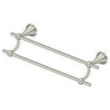 24" Double Towel Bar, KH Series, Solid Brass