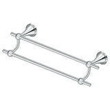 24" Double Towel Bar, KH Series, Solid Brass