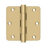 3-1/2" x 3-1/2" x 1/4" Radius Hinges