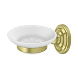 Soap Dish with Frosted Glass R-Series, Solid Brass, US3