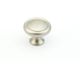 Schaub Traditional / Country - Rimmed Round Knob - 1-1/4" dia