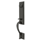 Kingston Handleset, Entry, Solid Brass