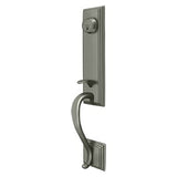 Kingston Handleset, Entry, Solid Brass
