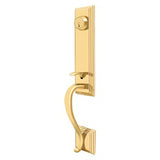 Kingston Handleset, Entry, Solid Brass