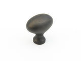 Schaub Traditional - Knob - Oval - 1-3/8" dia