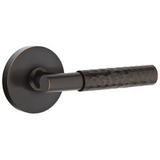 Emtek 5109 Select Brass Lever Handle With Stem And Disk Rosette Passage Set