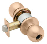 Schlage Commercial D70LD ORB Classroom Cylindrical Lock, Orbit Knob, Less Conventional Cylinder
