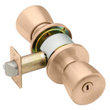 Schlage Commercial D40S TUL Privacy Cylindrical Lock, Tulip Knob