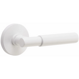 Emtek 5209 Select Brass Lever Handle With Stem And Disk Rosette Privacy Set