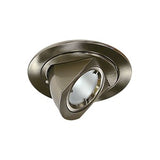 Recessed Light, 4" LV Trim, Adjustable, Brushed Nickel