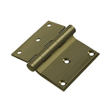 3" x 3-1/2" Half Surface Hinge