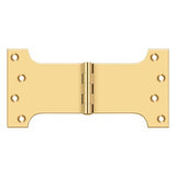 4"x8" Parliament Hinge, Solid Brass