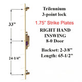 TRILENNIUM 3000, 65-9/16, 8-0 DOOR, RHIS, WITH 1.75 STRIKE