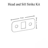 HEAD AND SILL STRIKE KIT FOR 3020 MULTIPOINT LOCK