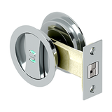 SLIDING DOOR ROUND PRIVACY LOCK