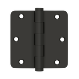 3-1/2" x 3-1/2" x 1/4" Radius Hinges