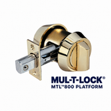 MUL-T-LOCK MTL800 Hercular® Single Cylinder Deadbolt