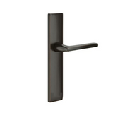 Emtek 8043 STRETTO Narrow Trim Lockset, 1-1/2" x 11" Modern Rectangular Non-Keyed, Brass Tubular, Dummy Single Sided
