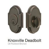 Emtek 8459 Knoxville Deadbolt - Brass - Single Cylinder