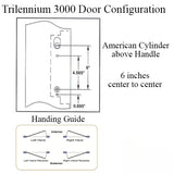 3000 Trilennium Multipoint Lock 6-8 Door Right Hand Inswing