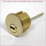 MUL-T-LOCK MTL800 Cylinder for BALDWIN Single Cylinder Deadbolt