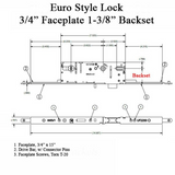 20mm AmesburyTruth Commercial Style Lock 35/92 - SS