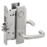 Schlage L9453P 03L Entrance Mortise Lock with Deadbolt, 03 Lever, L Escutcheon