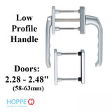 Hoppe London Balcony Hardware - Silver