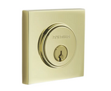 Baldwin 8220402B BALD EVOLVED SQUARED SINGLE CYL Deadbolt, Distressed Oil Rubbed Bronze